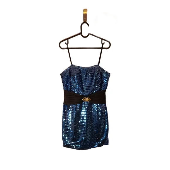 princess polly baby blue dress Alyce Paris | Dresses | Alyce Paris Royal Blue Sequin Prom Dress